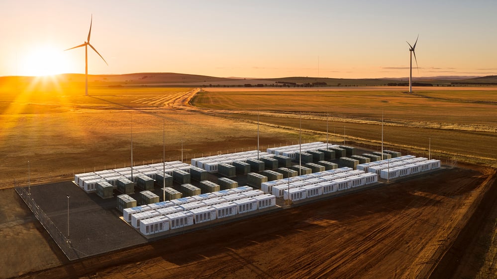 Grid energy storage installation